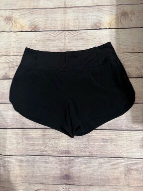 Athleta Black High-Waist Running Shorts